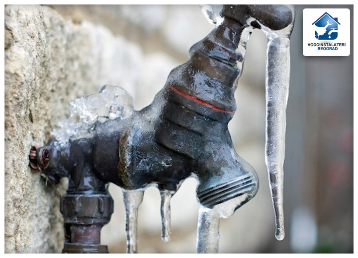 Smrznute vodovodne cevi - Vodoinstalateri Beograd Tim