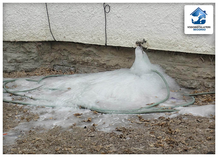 Smrznute vodovodne cevi - Vodoinstalateri Beograd Tim