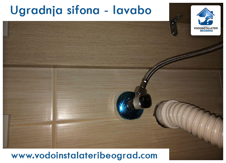 Ugradnja sifona - lavabo - Vodoinstalateri Beograd Tim