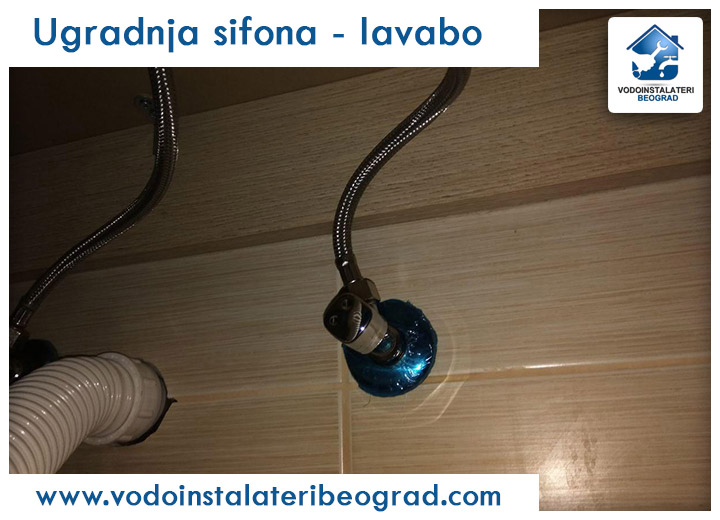 Ugradnja sifona - lavabo - Vodoinstalateri Beograd Tim