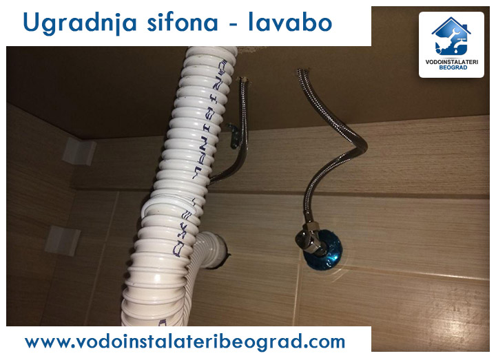 Ugradnja sifona - lavabo - Vodoinstalateri Beograd Tim