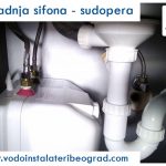 Ugradnja sifona – sudopera