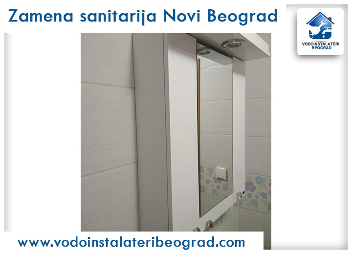 Zamena sanitarija Novi Beograd - Vodoinstalateri Beograd Tim