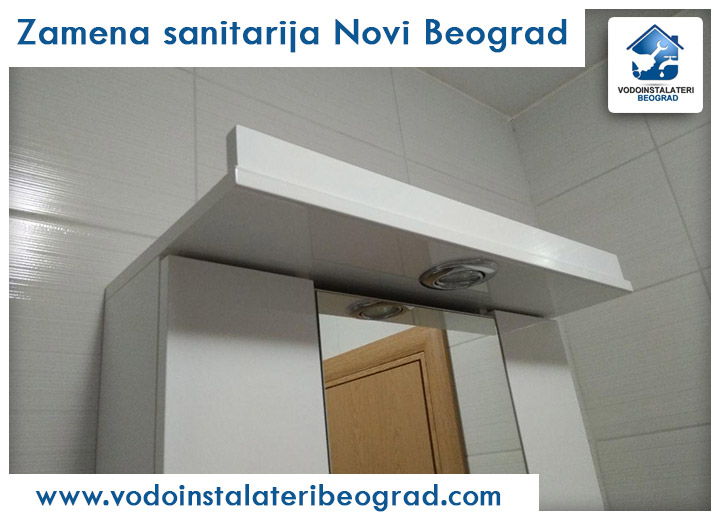 Zamena sanitarija Novi Beograd - Vodoinstalateri Beograd Tim