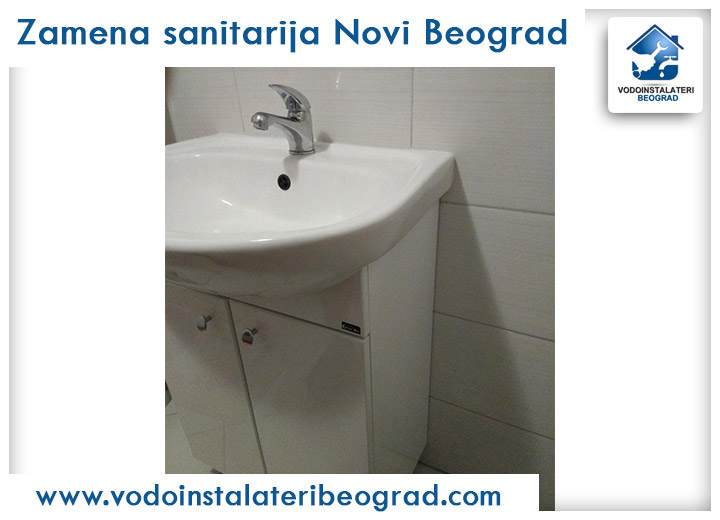 Zamena sanitarija Novi Beograd - Vodoinstalateri Beograd Tim