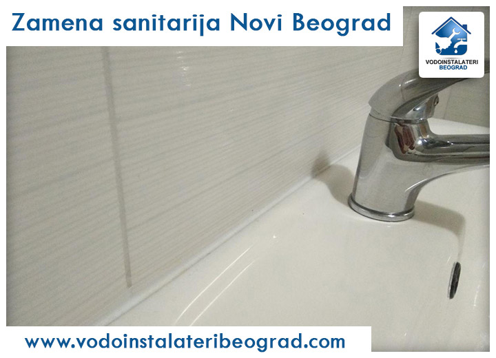 Zamena sanitarija Novi Beograd - Vodoinstalateri Beograd Tim