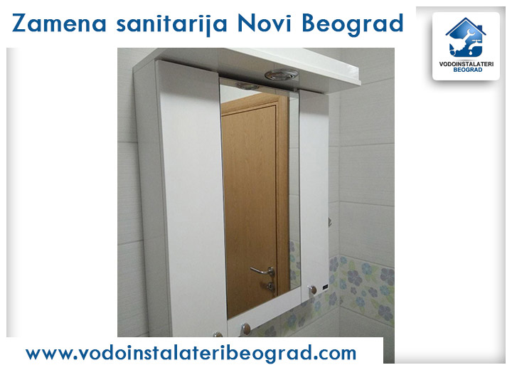Zamena sanitarija Novi Beograd - Vodoinstalateri Beograd Tim