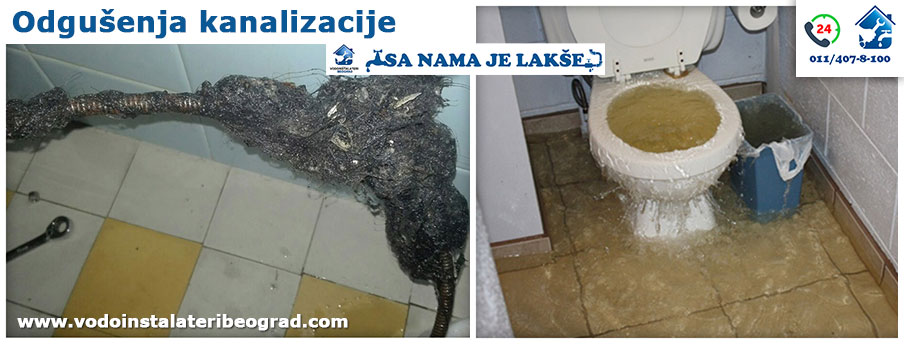 Odgušenja kanalizacije - Vodoinstalateri Beograd Tim