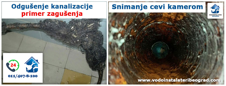 Odgušenje kanalizacije Novi Beograd - Vodoinstalateri Beograd Tim