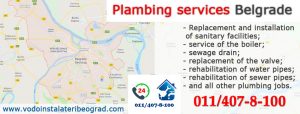 Plambing services Belgrade - Plumber services Belgrade