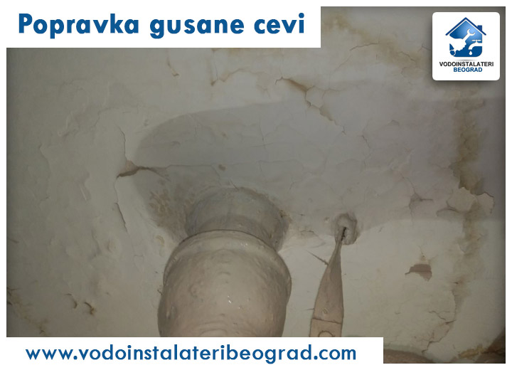 Popravka gusane cevi - Vodoinstalateri Beograd Tim