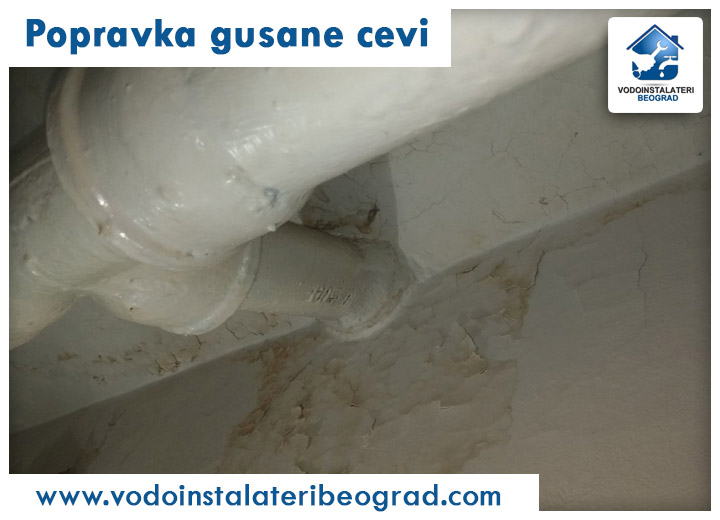 Popravka gusane cevi - Vodoinstalateri Beograd Tim