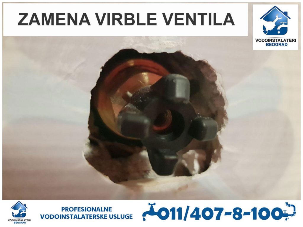 Zamena virble ventila Beograd - Vodoinstalateri Beograd Tim