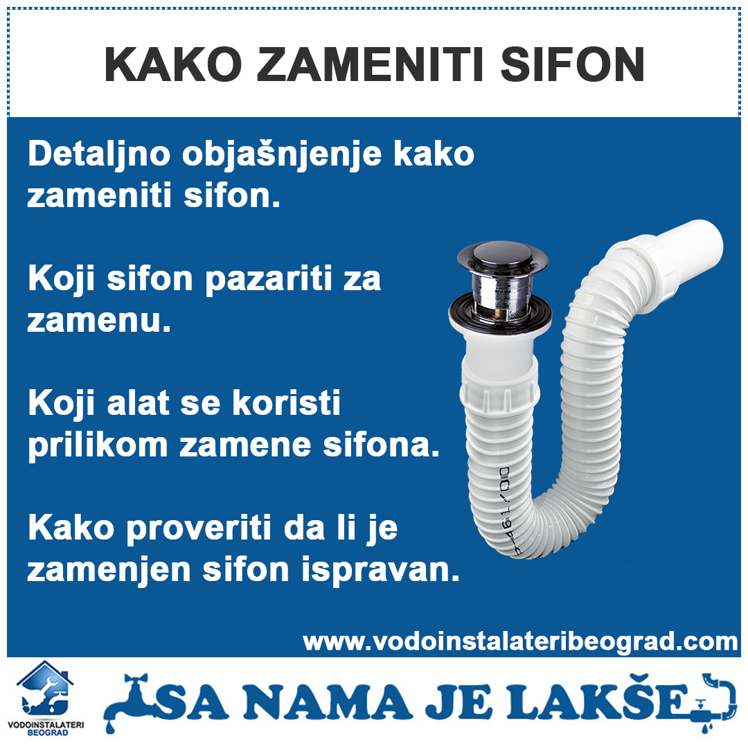 Kako zameniti sifon - savet - Vodoinstalateri Beograd Kako zameniti sifon - savet - Vodoinstalateri Beograd