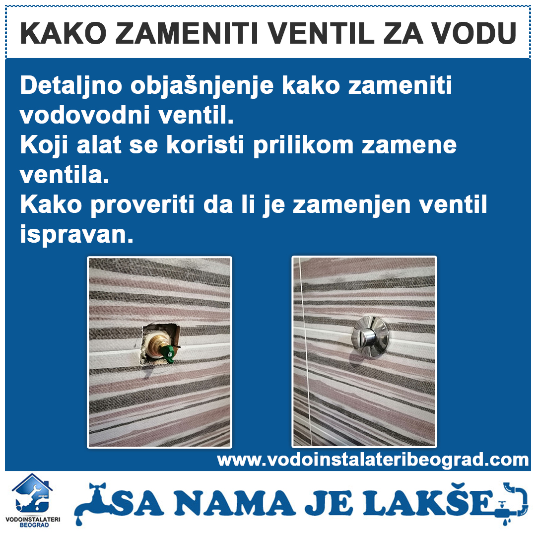 Kako zameniti ventil za vodu - Vodoinstalateri Beograd Kako zameniti ventil za vodu - Vodoinstalateri Beograd