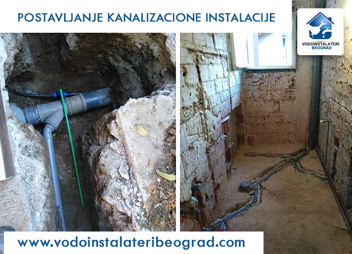 Postavljanje kanalizacione instalacije
