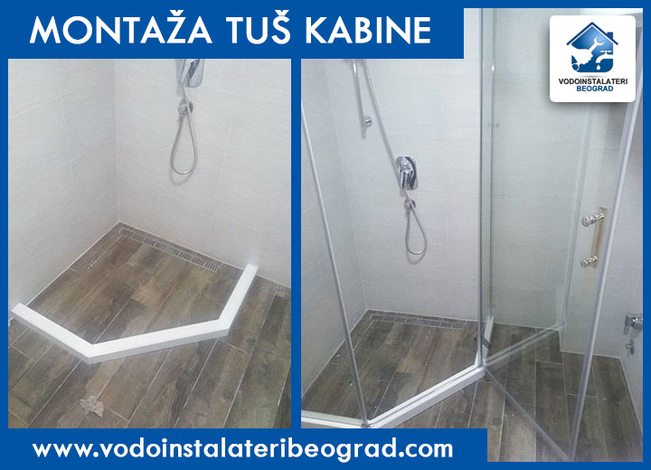 Montaža tuš kabine Montaža tuš kabine