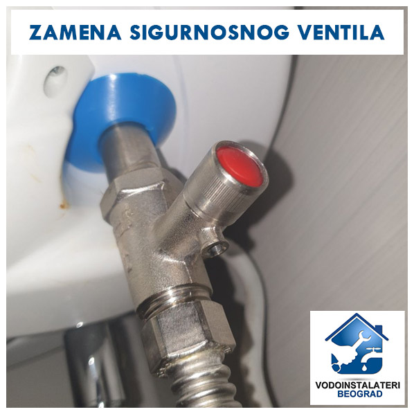 Zamena sigurnosnog ventila