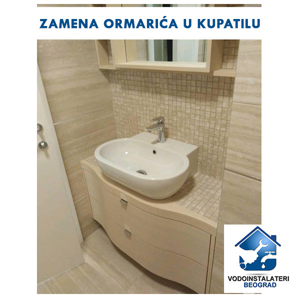 Zamena ormarića u kupatilu Beograd