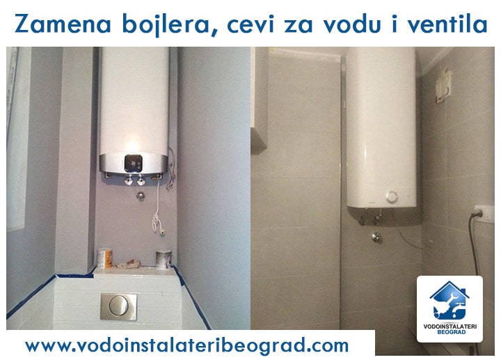 Zamena bojlera, cevi za vodu i ventila Dorćol Zamena bojlera, cevi za vodu i ventila Dorćol
