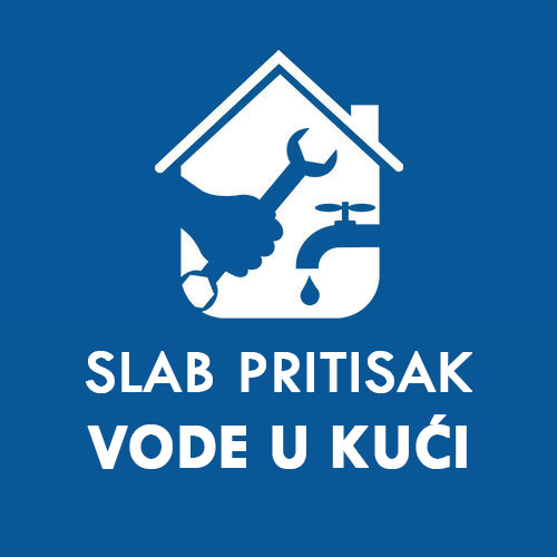 Slab pritisak vode u kući