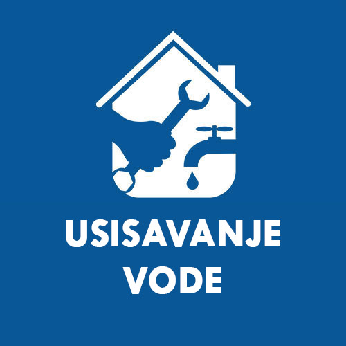 Usisavanje vode iz stana, kuće, poslovnog prsotora, šahte