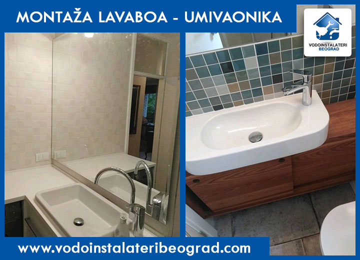 Montaža lavaboa-umivaonika
