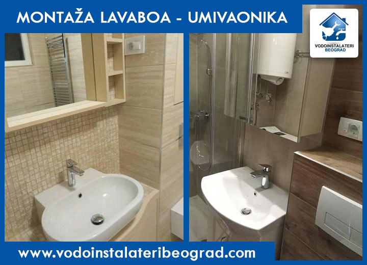 Montaža lavaboa-umivaonika