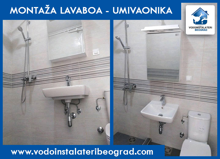 Montaža lavaboa-umivaonika