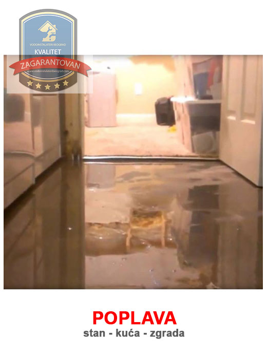 Poplava u stanu/kući/zgradi